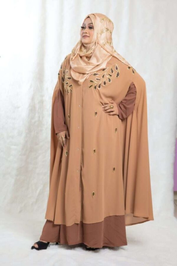 Designer pocket sleeves Cape Abaya - Image 2